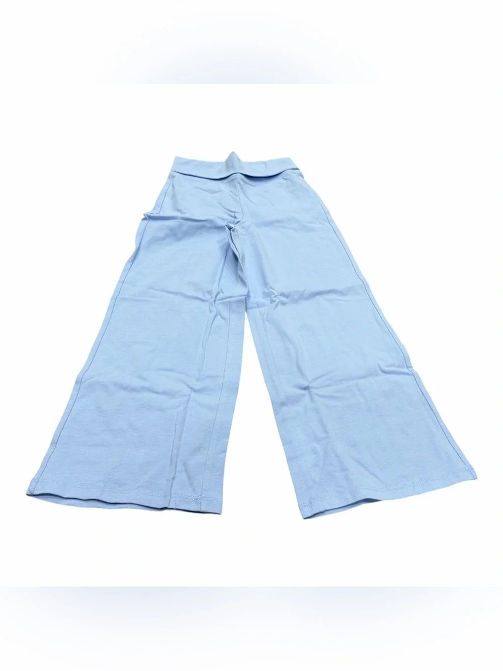 Gap Girls Wide Leg Foldover Leggings, Blue, Size XS 4-5, NEW
